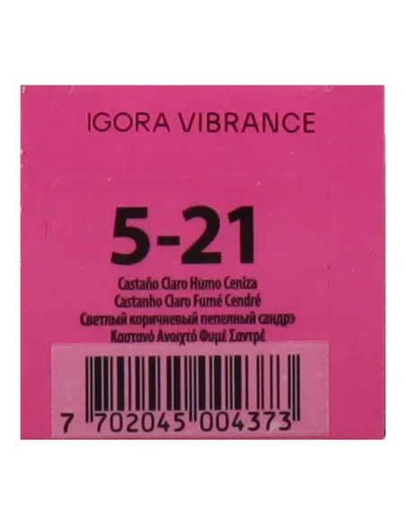 Schwarzkopf Igora Vibrance 5-21 - Castaño Claro Humo Ceniza 60 ml